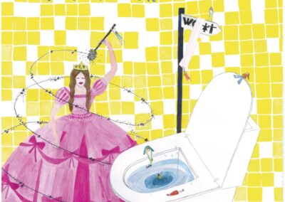 La princesse aux toilettes